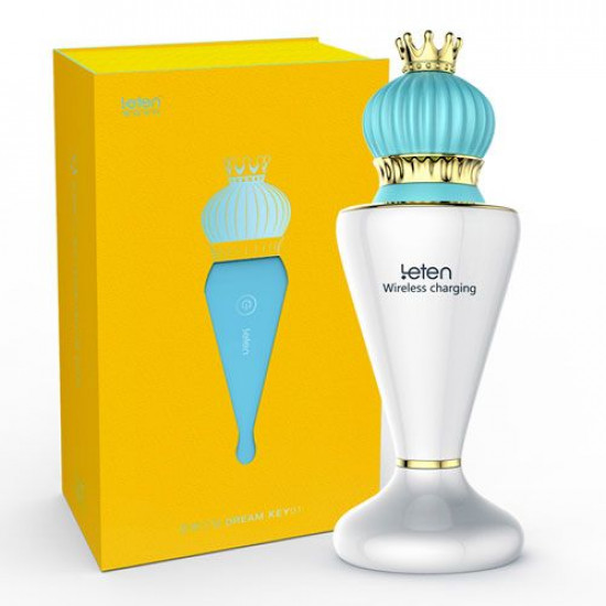 Королівський вібратор Leten Dream Key з індукційною зарядкою, водонепроникний Королівський вібратор Leten Dream Key з індукційною зарядкою, водонепроникний