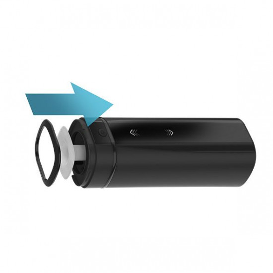Мастурбатор Kiiroo Onyx +, 10 стисних кілець, не треба рухати, теледільдоніка Мастурбатор Kiiroo Onyx +, 10 стисних кілець, не треба рухати, теледільдоніка
