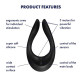 Вібратор для пар Satisfyer Endless Joy Black, 3 незалежні мотори, багатофункціональний Вібратор для пар Satisfyer Endless Joy Black, 3 незалежні мотори, багатофункціональний