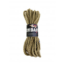 Джутова мотузка для шібарі Feral Feelings Shibari Rope, 8 м сіра