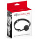 Классический кляп с силиконовым шариком Fetish Tentation Silicone Gag Ball Black