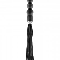 Флогер з ручкою - анальним намистом Fetish Tentation Whip with Rosary Handle
