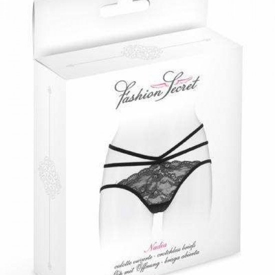 Трусики з відкритою попкою Fashion Secret Nadia Black Трусики з відкритою попкою Fashion Secret Nadia Black