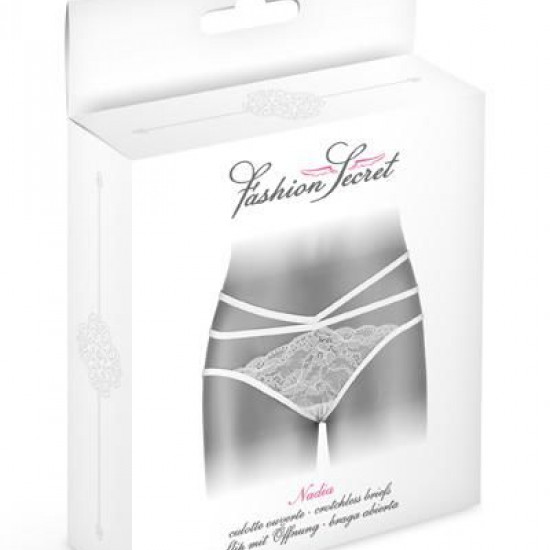 Трусики з відкритою попкою Fashion Secret Nadia White Трусики з відкритою попкою Fashion Secret Nadia White