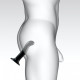 Насадка для страпону Strap-On-Me P&G-Spot Dildo, силікон, розмір S Насадка для страпону Strap-On-Me P&G-Spot Dildo, силікон, розмір S