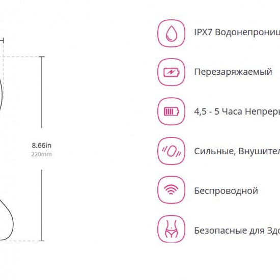 Осцилюючий смарт вібратор для точки G Lovense Osci 2 Осцилюючий смарт вібратор для точки G Lovense Osci 2