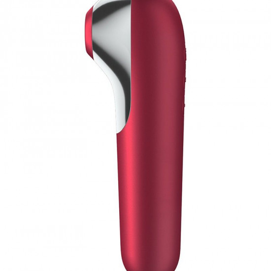 Смарт-вібратор та вакуумний стимулятор 2в1 Satisfyer Dual Love Pink Смарт-вібратор та вакуумний стимулятор 2в1 Satisfyer Dual Love Pink