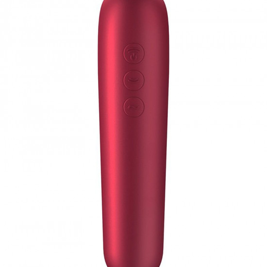 Смарт-вібратор та вакуумний стимулятор 2в1 Satisfyer Dual Love Pink Смарт-вібратор та вакуумний стимулятор 2в1 Satisfyer Dual Love Pink
