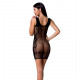 Відверта сукня-сітка Passion BS073 black Відверта сукня-сітка Passion BS073 black