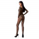 Бодістокінг з крупною сіткою Passion BS077 black Бодістокінг з крупною сіткою Passion BS077 black