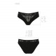 Трусики з широкою гумкою і мереживом Passion PS001 PANTIES black, size L Трусики з широкою гумкою і мереживом Passion PS001 PANTIES black, size L