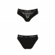 Трусики з широкою гумкою і мереживом Passion PS001 PANTIES black, size M Трусики з широкою гумкою і мереживом Passion PS001 PANTIES black, size M