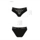 Трусики з широкою гумкою і мереживом Passion PS001 PANTIES black, size M Трусики з широкою гумкою і мереживом Passion PS001 PANTIES black, size M