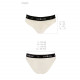 Трусики з широкою гумкою і мереживом Passion PS001 PANTIES ecru, size L Трусики з широкою гумкою і мереживом Passion PS001 PANTIES ecru, size L