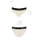 Трусики з широкою гумкою і мереживом Passion PS001 PANTIES ecru, size S Трусики з широкою гумкою і мереживом Passion PS001 PANTIES ecru, size S