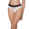 Трусики з широкою гумкою і мереживом Passion PS001 PANTIES S, ecru