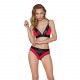 Трусики з широкою гумкою і мереживом Passion PS001 PANTIES red/black, size M Трусики з широкою гумкою і мереживом Passion PS001 PANTIES red/black, size M
