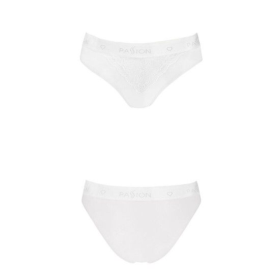 Трусики з широкою гумкою і мереживом Passion PS001 PANTIES white, size M Трусики з широкою гумкою і мереживом Passion PS001 PANTIES white, size M