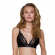Еластичний топ з мереживом Passion PS001 TOP black, size L Еластичний топ з мереживом Passion PS001 TOP black, size L