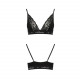 Еластичний топ з мереживом Passion PS001 TOP black, size L Еластичний топ з мереживом Passion PS001 TOP black, size L
