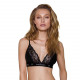 Еластичний топ з мереживом Passion PS001 TOP black, size M Еластичний топ з мереживом Passion PS001 TOP black, size M