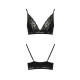 Еластичний топ з мереживом Passion PS001 TOP black, size XL Еластичний топ з мереживом Passion PS001 TOP black, size XL