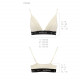 Еластичний топ з мереживом Passion PS001 TOP ecru, size L Еластичний топ з мереживом Passion PS001 TOP ecru, size L