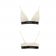 Еластичний топ з мереживом Passion PS001 TOP ecru, size M Еластичний топ з мереживом Passion PS001 TOP ecru, size M