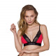 Еластичний топ з мереживом Passion PS001 TOP red-black, size L Еластичний топ з мереживом Passion PS001 TOP red-black, size L
