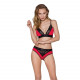 Еластичний топ з мереживом Passion PS001 TOP red-black, size L Еластичний топ з мереживом Passion PS001 TOP red-black, size L