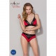 Еластичний топ з мереживом Passion PS001 TOP red-black, size L Еластичний топ з мереживом Passion PS001 TOP red-black, size L
