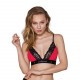 Еластичний топ з мереживом Passion PS001 TOP red-black, size M Еластичний топ з мереживом Passion PS001 TOP red-black, size M