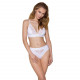 Еластичний топ з мереживом Passion PS001 TOP white, size M Еластичний топ з мереживом Passion PS001 TOP white, size M
