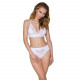 Еластичний топ з мереживом Passion PS001 TOP white, size S Еластичний топ з мереживом Passion PS001 TOP white, size S