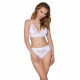 Еластичний топ з мереживом Passion PS001 TOP white, size XL Еластичний топ з мереживом Passion PS001 TOP white, size XL