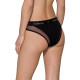 Трусики з прозорою вставкою Passion PS002 PANTIES black, size L Трусики з прозорою вставкою Passion PS002 PANTIES black, size L