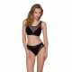 Трусики з прозорою вставкою Passion PS002 PANTIES black, size L Трусики з прозорою вставкою Passion PS002 PANTIES black, size L