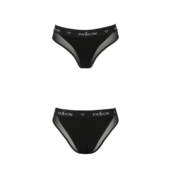 Трусики з прозорою вставкою Passion PS002 PANTIES black, size M Трусики з прозорою вставкою Passion PS002 PANTIES black, size M