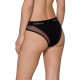 Трусики з прозорою вставкою Passion PS002 PANTIES black, size S Трусики з прозорою вставкою Passion PS002 PANTIES black, size S