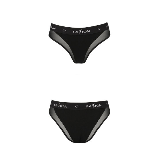 Трусики з прозорою вставкою Passion PS002 PANTIES black, size S Трусики з прозорою вставкою Passion PS002 PANTIES black, size S