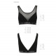 Топ з прозорою вставкою Passion PS002 TOP black, size L Топ з прозорою вставкою Passion PS002 TOP black, size L