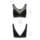 Топ з прозорою вставкою Passion PS002 TOP black, size S Топ з прозорою вставкою Passion PS002 TOP black, size S