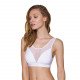 Топ з прозорою вставкою Passion PS002 TOP white, size L Топ з прозорою вставкою Passion PS002 TOP white, size L