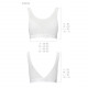 Топ з прозорою вставкою Passion PS002 TOP white, size S Топ з прозорою вставкою Passion PS002 TOP white, size S