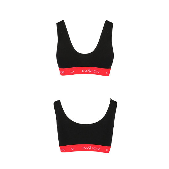 Спортивний топ на широких бретелях Passion PS003 TOP black, size M Спортивний топ на широких бретелях Passion PS003 TOP black, size M