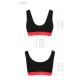 Спортивний топ на широких бретелях Passion PS003 TOP black, size M Спортивний топ на широких бретелях Passion PS003 TOP black, size M