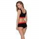 Спортивний топ на широких бретелях Passion PS003 TOP black, size M Спортивний топ на широких бретелях Passion PS003 TOP black, size M