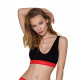 Спортивний топ на широких бретелях Passion PS003 TOP black, size M Спортивний топ на широких бретелях Passion PS003 TOP black, size M