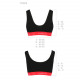 Спортивний топ на широких бретелях Passion PS003 TOP black, size S Спортивний топ на широких бретелях Passion PS003 TOP black, size S