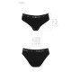 Трусики-сліпи з бавовни з еластаном Passion PS004 PANTIES black, size M Трусики-сліпи з бавовни з еластаном Passion PS004 PANTIES black, size M